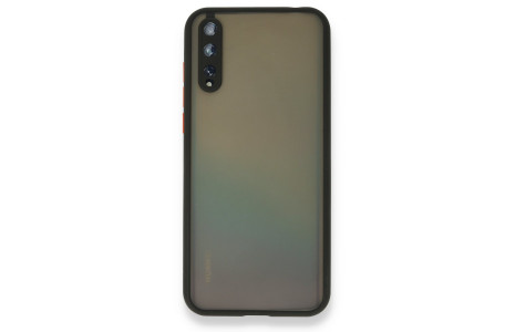 Newface Huawei P Smart S Kılıf Montreal Silikon Kapak - Siyah