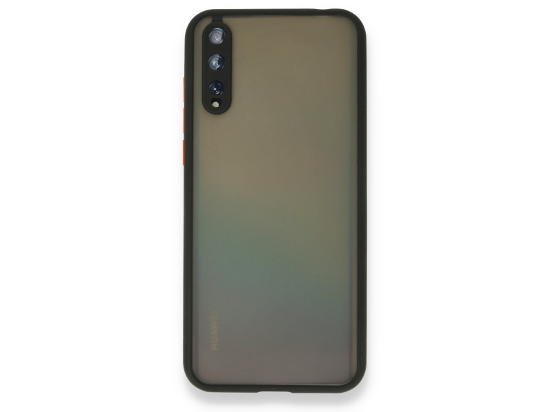 Newface Huawei P Smart S Kılıf Montreal Silikon Kapak - Siyah