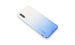 Newface Huawei P30 Lite Kılıf Lüx Çift Renkli Silikon - Mavi