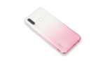 Newface Huawei P30 Lite Kılıf Lüx Çift Renkli Silikon - Pembe