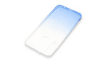 Newface Huawei P40 Lite E Kılıf Lüx Çift Renkli Silikon - Mavi