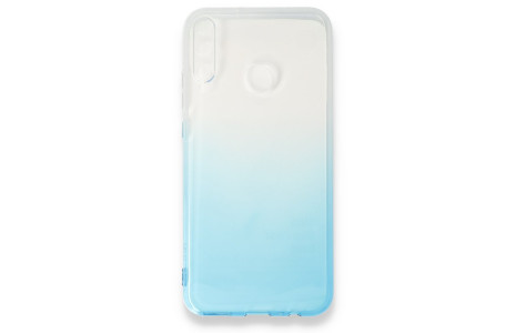 Newface Huawei P40 Lite E Kılıf Lüx Çift Renkli Silikon - Turkuaz