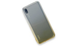 Newface Huawei Y5 2019 Kılıf Lüx Çift Renkli Silikon - Sarı