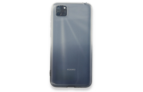 Newface Huawei Y5P Kılıf Lüx Çift Renkli Silikon - Siyah