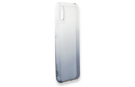 Newface Huawei Y6 2019 Kılıf Lüx Çift Renkli Silikon - Siyah