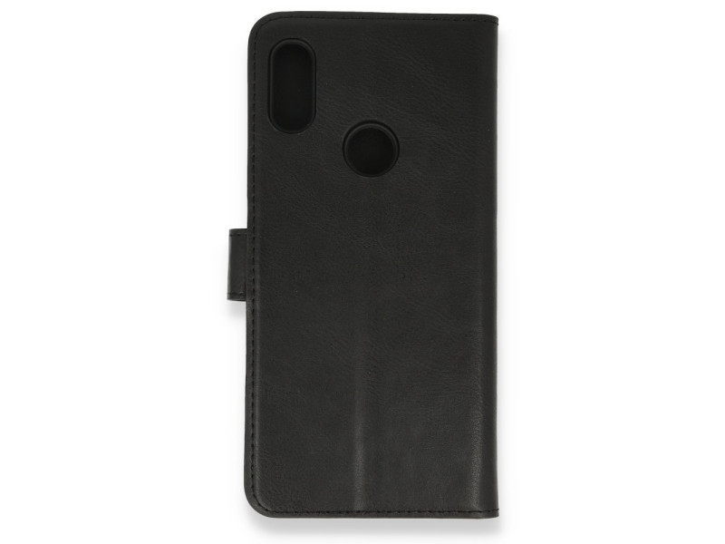 Newface Huawei Y6 2019 Kılıf Trend S Plus Kapaklı Kılıf - Siyah