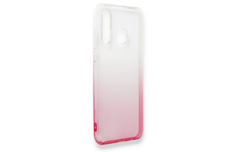 Newface Huawei Y7 2019 Kılıf Lüx Çift Renkli Silikon - Pembe