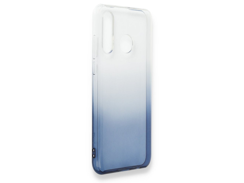 Newface Huawei Y7 2019 Kılıf Lüx Çift Renkli Silikon - Siyah