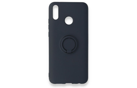 Newface Huawei Y9 2019 Kılıf Viktor Yüzüklü Silikon - Lacivert