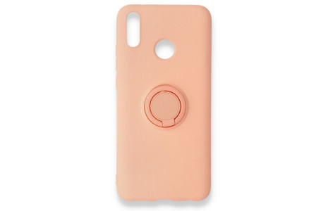 Newface Huawei Y9 2019 Kılıf Viktor Yüzüklü Silikon - Pudra