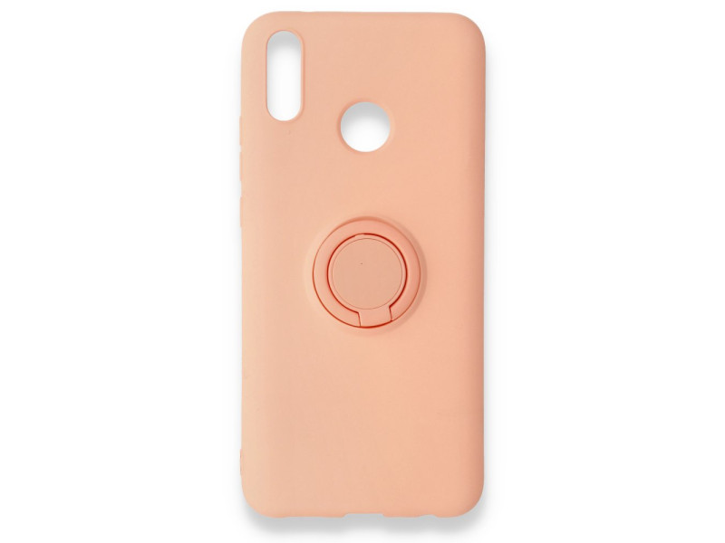 Newface Huawei Y9 2019 Kılıf Viktor Yüzüklü Silikon - Pudra