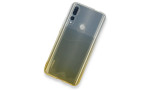 Newface Huawei Y9 Prime 2019 Kılıf Lüx Çift Renkli Silikon - Sarı