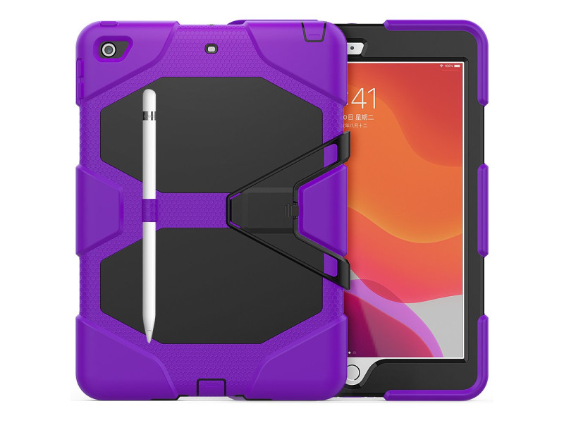 Newface iPad 10.2 (7.nesil) Kılıf Griffin Tablet Kapak - Mor