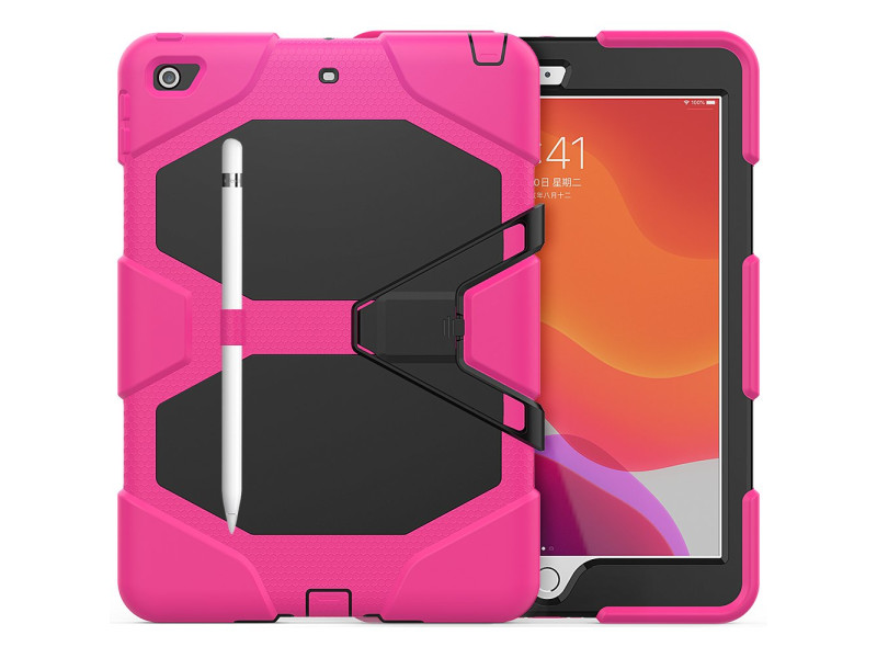 Newface iPad 10.2 (7.nesil) Kılıf Griffin Tablet Kapak - Pembe