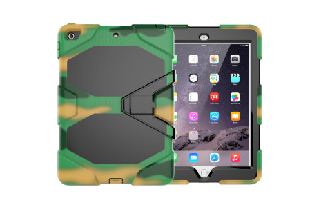 Newface iPad 9.7 (2018) Kılıf Griffin Tablet Kapak - Kamuflaj