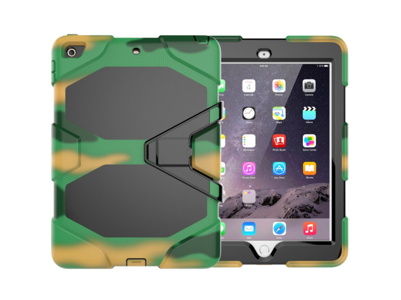 Newface iPad 9.7 (2017) Kılıf Griffin Tablet Kapak - Kamuflaj