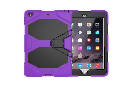 Newface iPad 9.7 (2018) Kılıf Griffin Tablet Kapak - Mor