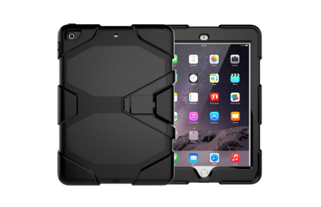 Newface iPad 9.7 (2018) Kılıf Griffin Tablet Kapak - Siyah