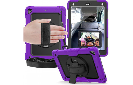 Newface iPad 9.7 (2018) Kılıf Pars Tablet Kapak - Mor