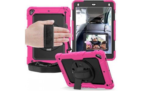 Newface iPad 9.7 (2018) Kılıf Pars Tablet Kapak - Pembe
