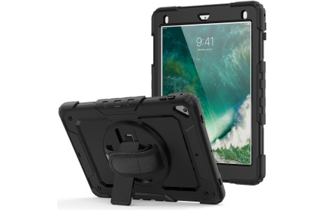Newface iPad 9.7 (2018) Kılıf Pars Tablet Kapak - Siyah