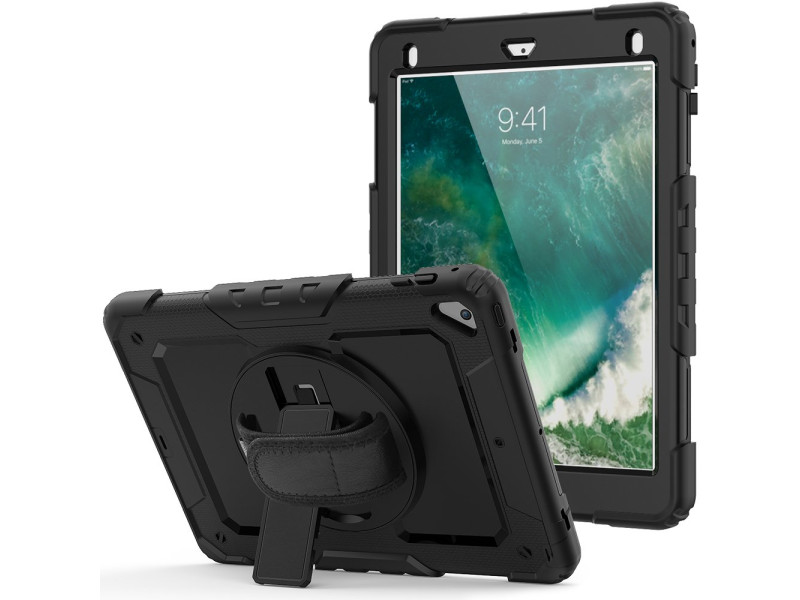 Newface iPad 9.7 (2017) Kılıf Pars Tablet Kapak - Siyah