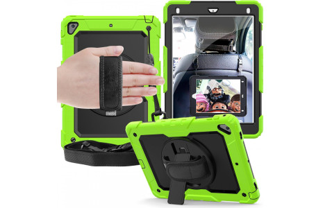 Newface iPad 9.7 (2018) Kılıf Pars Tablet Kapak - Yeşil
