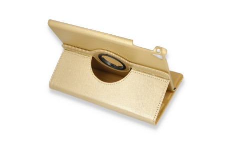 Newface iPad Pro 9.7 Kılıf 360 Tablet Deri Kılıf - Gold