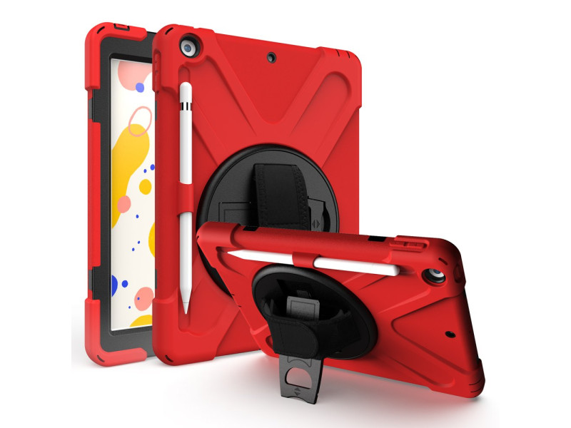 Newface iPad 9.7 (2018) Kılıf Amazing Tablet Kapak - Kırmızı
