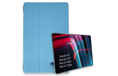 Newface iPad 9.7 (2018) Kılıf Tablet Smart Kılıf - Mavi