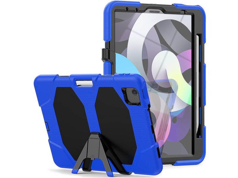 Newface iPad Air 4 10.9 Kılıf Griffin Tablet Kapak - Mavi