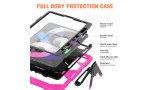 Newface iPad Air 4 10.9 Kılıf Griffin Tablet Kapak - Pembe
