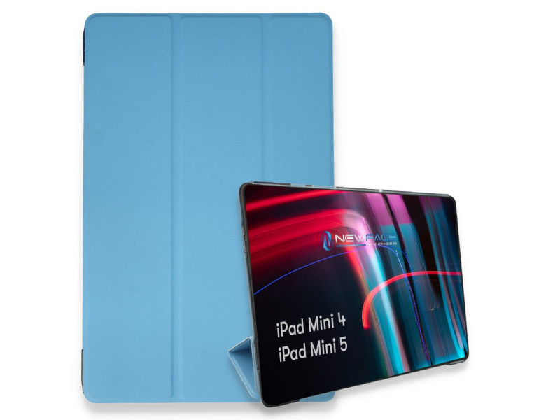 Newface iPad Mini 5 Kılıf Tablet Smart Kılıf - Mavi