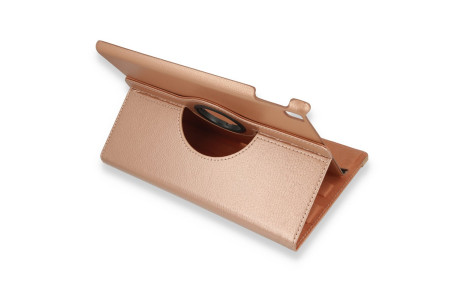 Newface iPad 10.2 (7.nesil) Kılıf 360 Tablet Deri Kılıf - Rose Gold