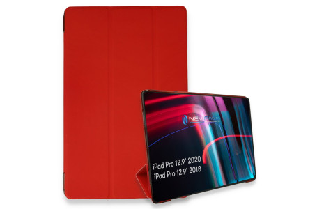 Newface iPad Pro 12.9 (2018) Kılıf Tablet Smart Kılıf - Kırmızı