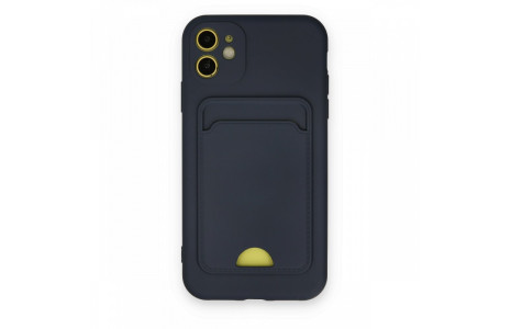 Newface iPhone 11 Kılıf Kelvin Kartvizitli Silikon - Lacivert