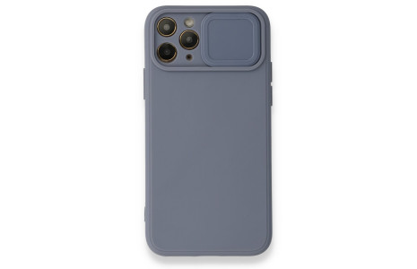 Newface iPhone 11 Pro Kılıf Color Lens Silikon - Gri