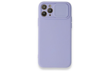Newface iPhone 11 Pro Kılıf Color Lens Silikon - Mor