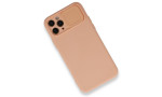 Newface iPhone 11 Pro Kılıf Color Lens Silikon - Pudra