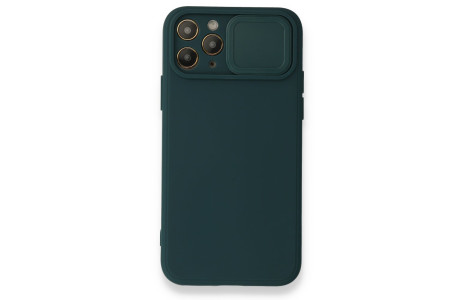 Newface iPhone 11 Pro Kılıf Color Lens Silikon - Yeşil
