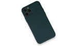 Newface iPhone 11 Pro Kılıf Color Lens Silikon - Yeşil