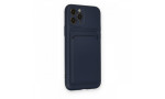 Newface iPhone 11 Pro Kılıf Kelvin Kartvizitli Silikon - Lacivert