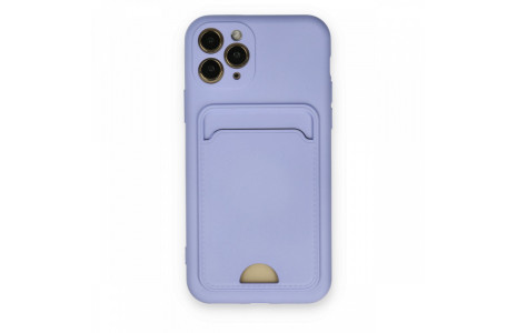 Newface iPhone 11 Pro Kılıf Kelvin Kartvizitli Silikon - Lila
