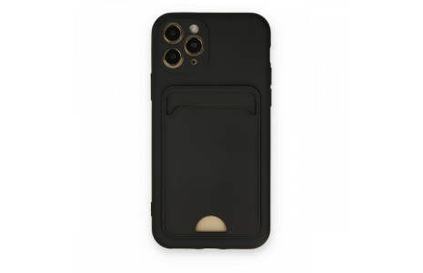 Newface iPhone 11 Pro Kılıf Kelvin Kartvizitli Silikon - Siyah