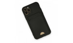 Newface iPhone 11 Pro Kılıf Kelvin Kartvizitli Silikon - Siyah