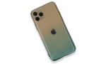 Newface iPhone 11 Pro Kılıf Lüx Çift Renkli Silikon - Mavi