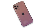 Newface iPhone 11 Pro Kılıf Lüx Çift Renkli Silikon - Pembe