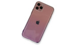 Newface iPhone 11 Pro Kılıf Lüx Çift Renkli Silikon - Pembe