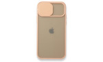 Newface iPhone 11 Pro Kılıf Palm Buzlu Kamera Sürgülü Silikon - Pembe