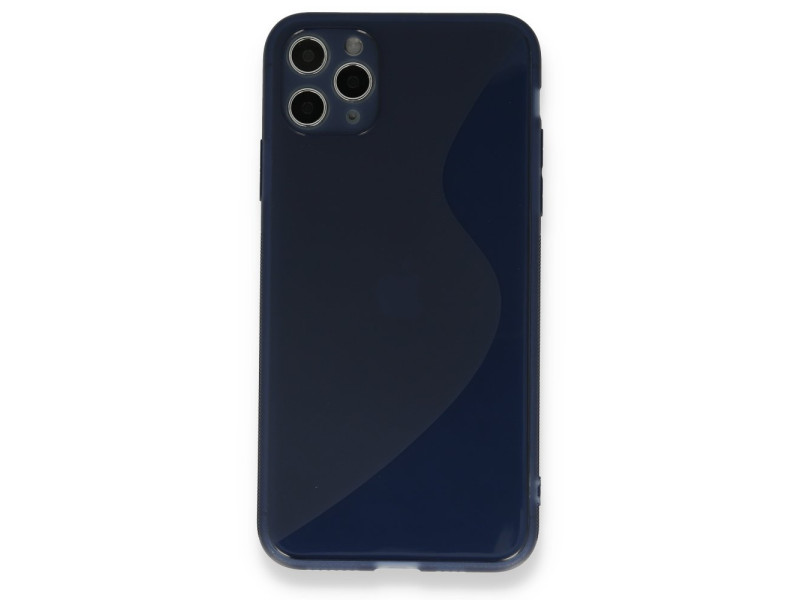 Newface iPhone 11 Pro Kılıf S Silikon - Mavi